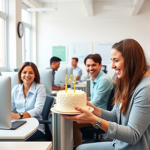 Birthday Surprises in the Office