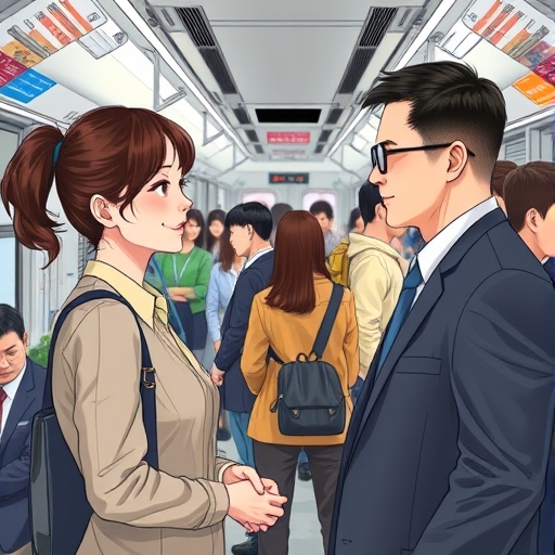 Unexpected Partnership on Tokyo Subway