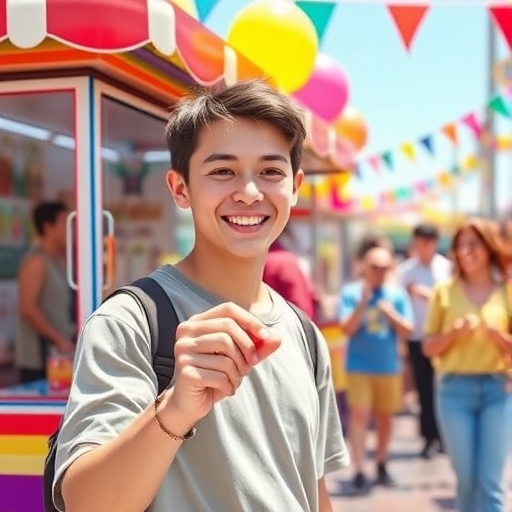Winning Moments at the Festival Booth