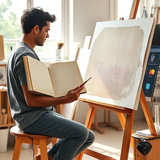 Strokes of Time in a Painter’s Studio