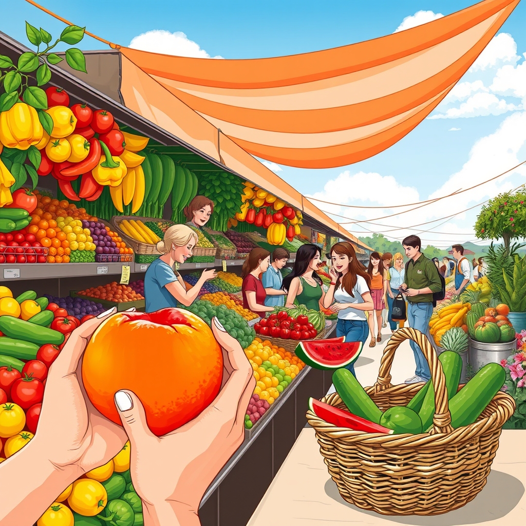 חווית השוק: איך לבחור פירות וירקות