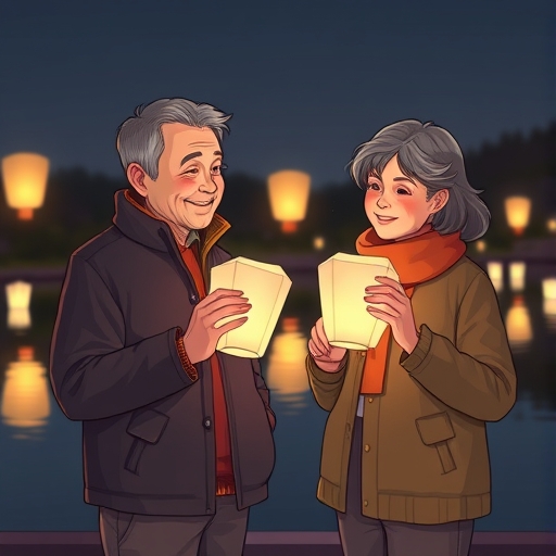 Lanterns Light Up the Riverside Night