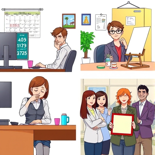 Under the Office Lights