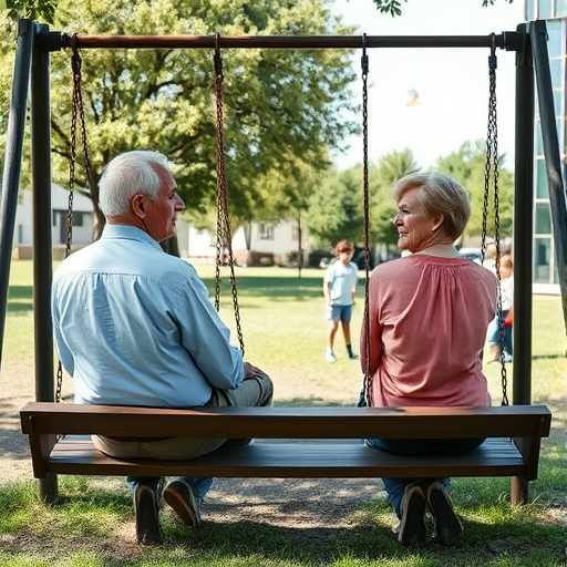 Beneath the Playground Swing