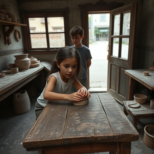 El taller de cerámica abandonado