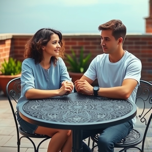 Cenizas y chispas en la terraza