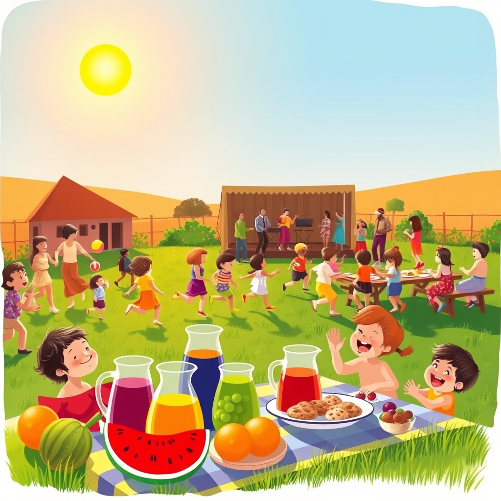 חגיגות קיץ בקיבוץ