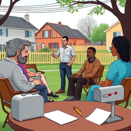 La nota anónima en la reunión de vecindario