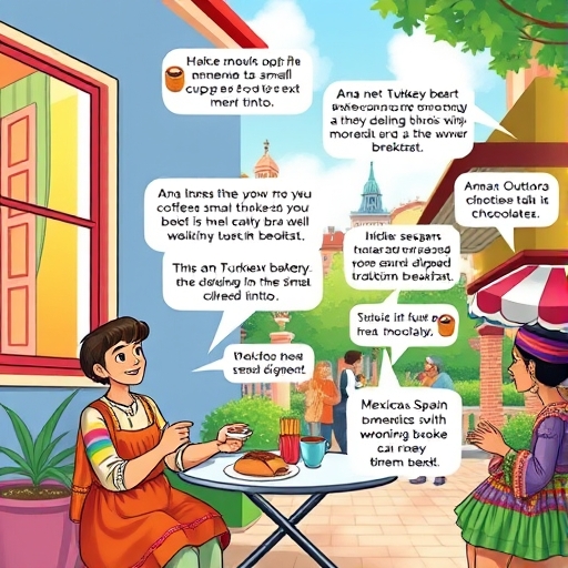 El desayuno de Ana en un barrio multicultural