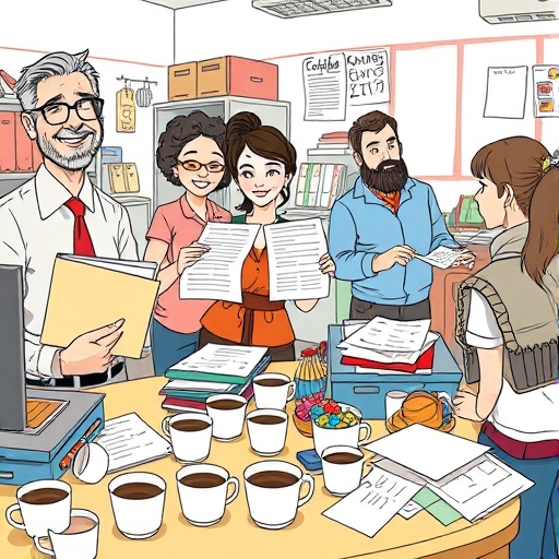 Una posada caótica antes de la feria cultural