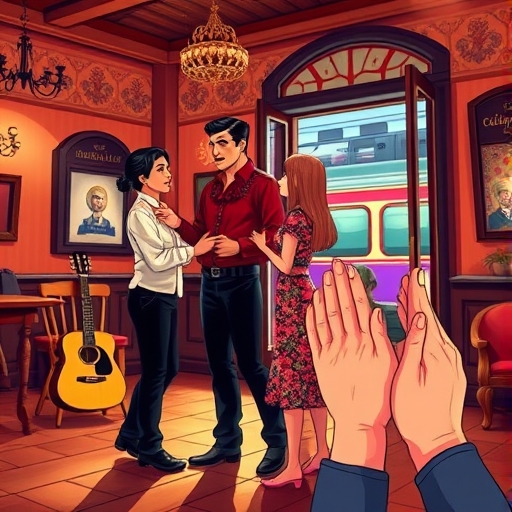 El último baile en el salón colonial