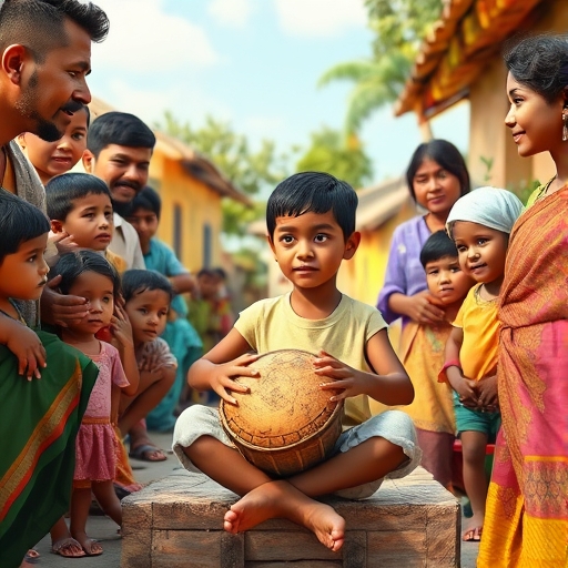 El tambor del pueblo dormido