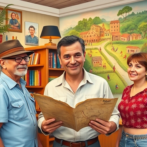 El mapa secreto del barrio antiguo