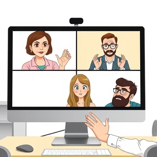 La sombra en la pantalla compartida