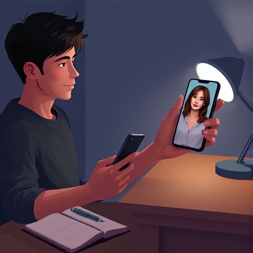 Un mensaje en la noche