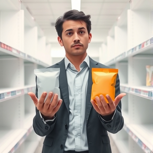 La decisión difícil en la tienda