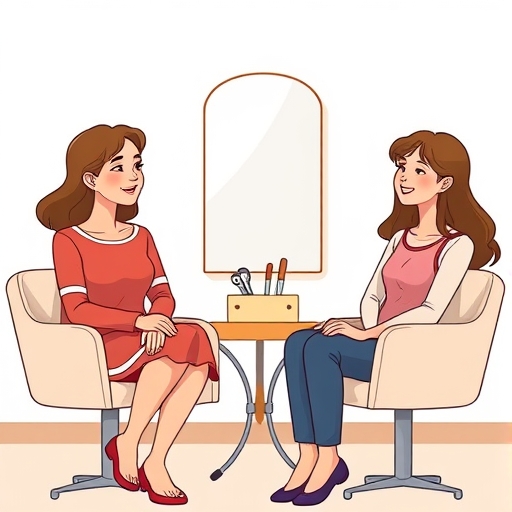 El suspiro en la peluquería