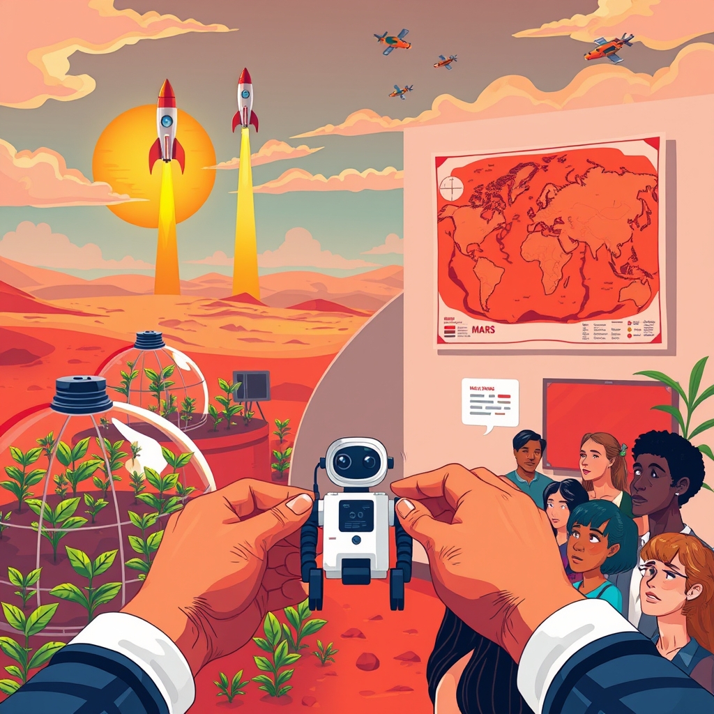 המרוץ לחלל: מהצעד הראשון עד ההתיישבות על מאדים