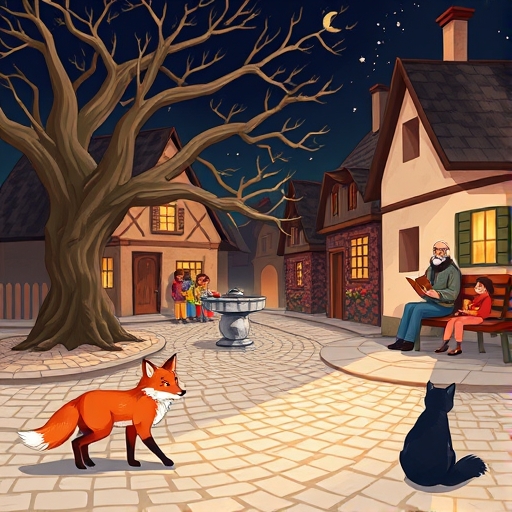 Los susurros del zorro en el pueblo dormido