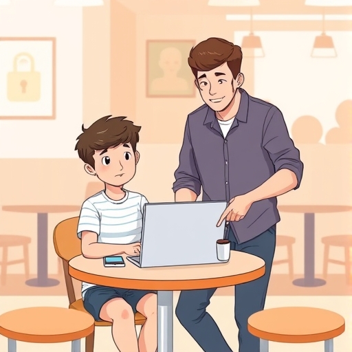 Contraseña olvidada en el café