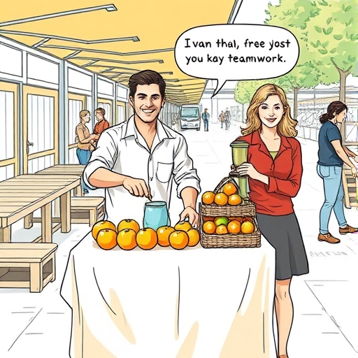 La sorpresa en el mercado ambulante