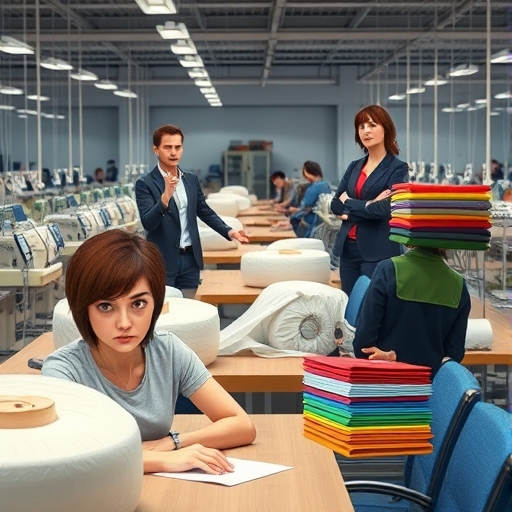 Caminos cruzados en la planta textil