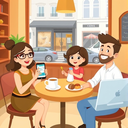 La murmullos del café digital