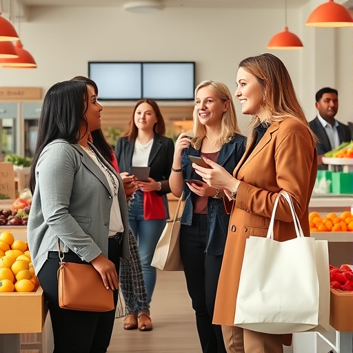Créditos en la fila del mercado