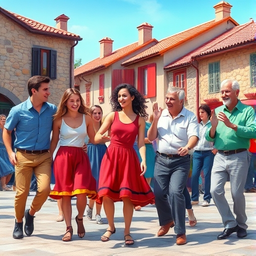 El renacer del fandango en la plaza mayor