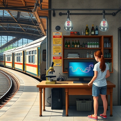 El viejo laboratorio bajo la estación de tren