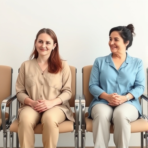 Entrevista en la sala de espera del médico