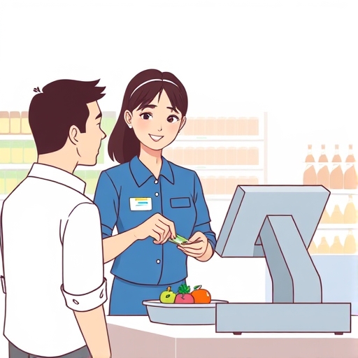 La cajera y la falla en la caja