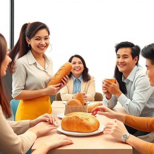 El desayuno compartido en el trabajo