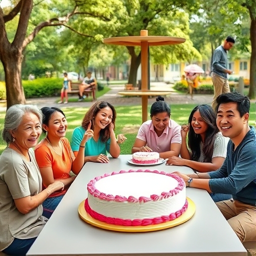El secreto del pastel en la reunión vecinal