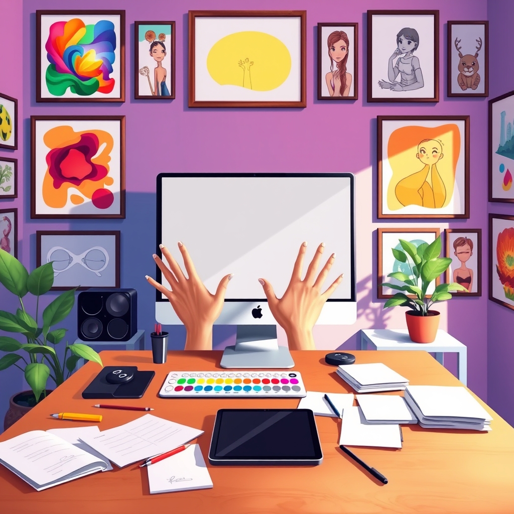 איך ליצור אומנות דיגיטלית