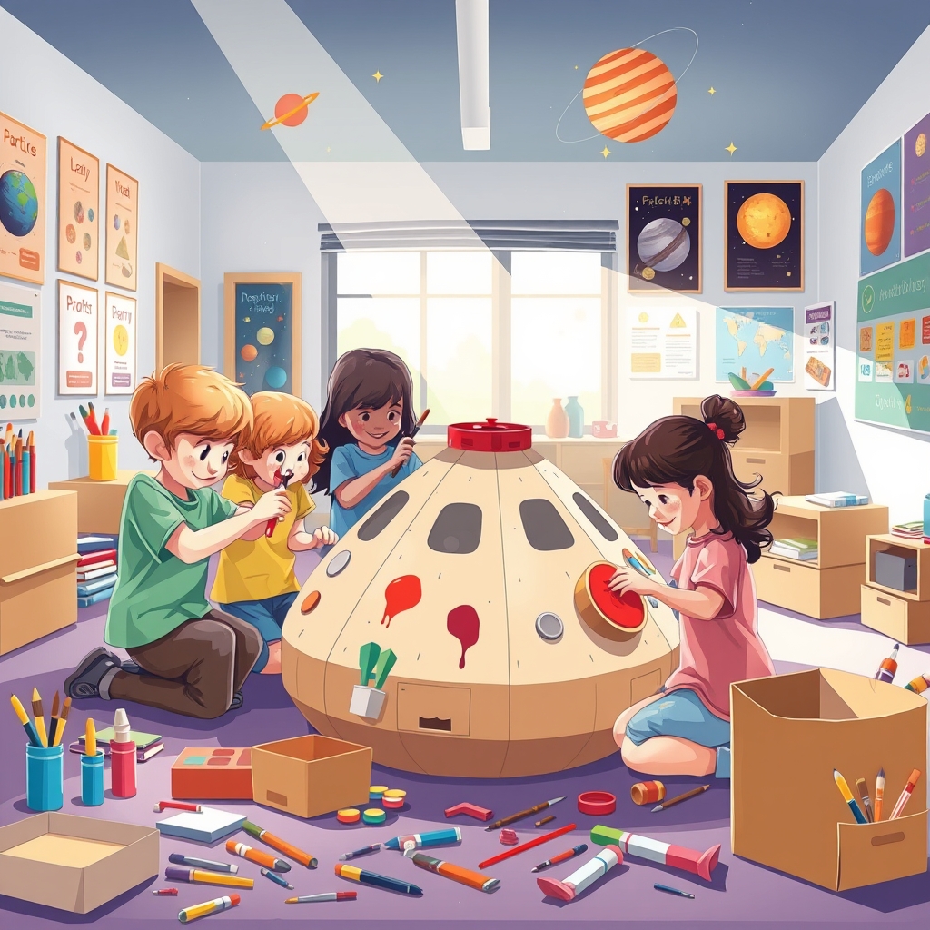 מסע למאדים: איך להכין דגם חללית